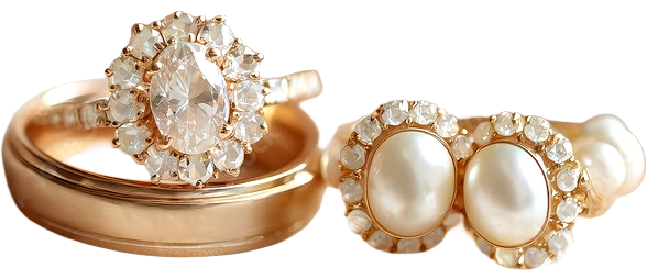 Wedding rings embellishment